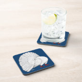 Fantail: weiß untersetzer (Rechte Seite)