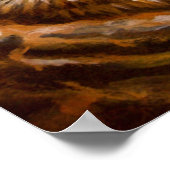 FANTASE SAW-WHET OWL Poster (Ecke)