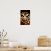 FANTASE SAW-WHET OWL Poster (Küche)