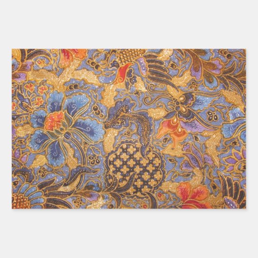 Fantasia Batik Geschenkpapier Set (Vorderseite 2)