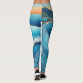 Fantasia Waters Seascape Leggings (Rückseite)