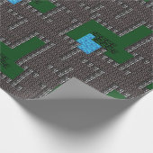 Fantasie-Abenteuer-Kerker-Karte Geschenkpapier (Ecke)