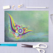 Fantasie Abstrakt Seidenpapier (Handwerk)