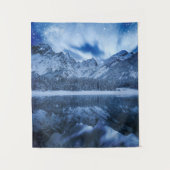 Fantasie am Bergsee Wandteppich (Vorderseite)