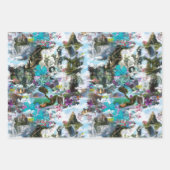 Fantasie Andere Welten im Clouds-Medium Geschenkpapier Set (Vorderseite 3)