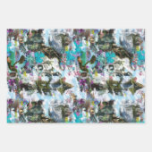 Fantasie Andere Welten im Clouds-Medium Geschenkpapier Set (Vorderseite)