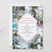 Fantasie Andere Welten in den Wolken Danke Karte (Vorderseite)