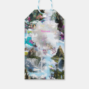 Fantasie Andere Welten in den Wolken Geschenkanhänger