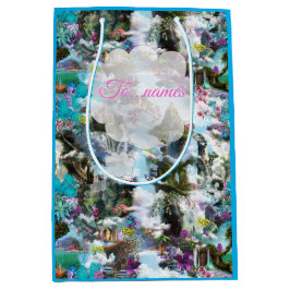 Fantasie Andere Welten in den Wolken Mittlere Geschenktüte