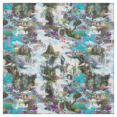 Fantasie Andere Welten in den Wolken Stoff (Muster)