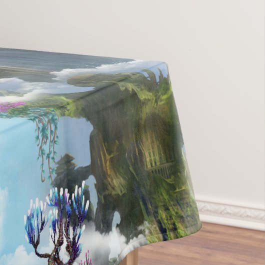 Fantasie Andere Welten in den Wolken Tischdecke (Beispiel)