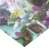 Fantasie Andere Welten in den Wolken Tischdecke (Schrägansicht)