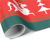 Fantasie-Art-hässliches Strickjacke-Muster Geschenkpapier (Rolleneckpunkt)