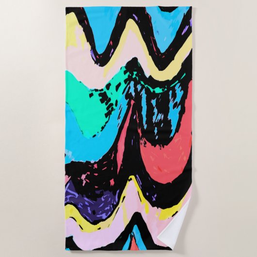 Fantasie auf See Strandtuch (Vorderseite)