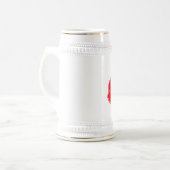 Fantasie-Baseball-Champion Bierglas (Vorderseite Links)