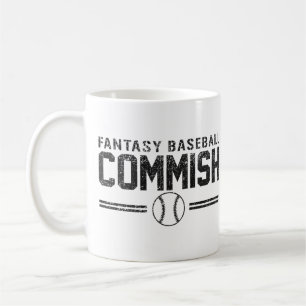 Fantasie-Baseball Commish Kaffeetasse