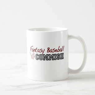Fantasie-Baseball Commish Kaffeetasse