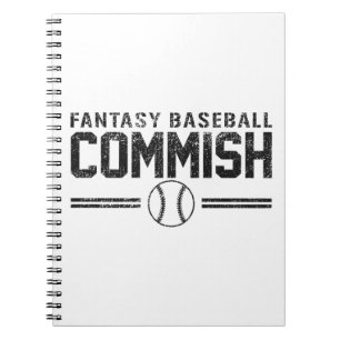 Fantasie-Baseball Commish Notizblock