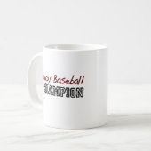 Fantasie-Baseball-Meister Kaffeetasse (Vorderseite Links)