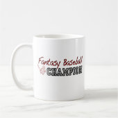 Fantasie-Baseball-Meister Kaffeetasse (Links)