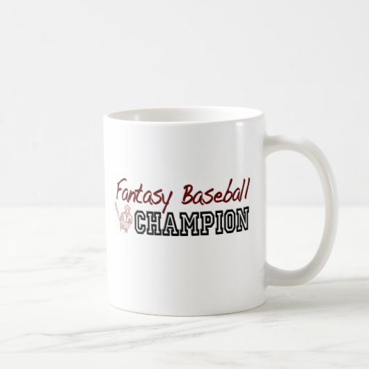 Fantasie-Baseball-Meister Kaffeetasse (Rechts)