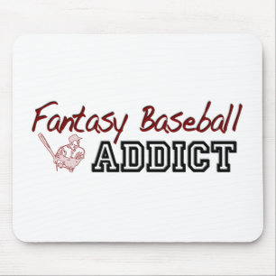 Fantasie-Baseball-Süchtiger Mousepad