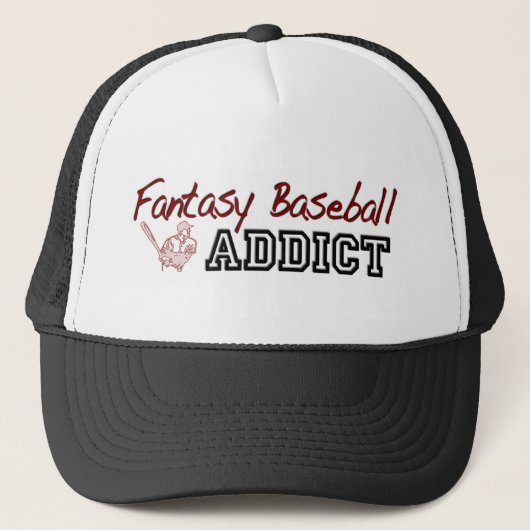 Fantasie-Baseball-Süchtiger Truckerkappe (Vorderseite)