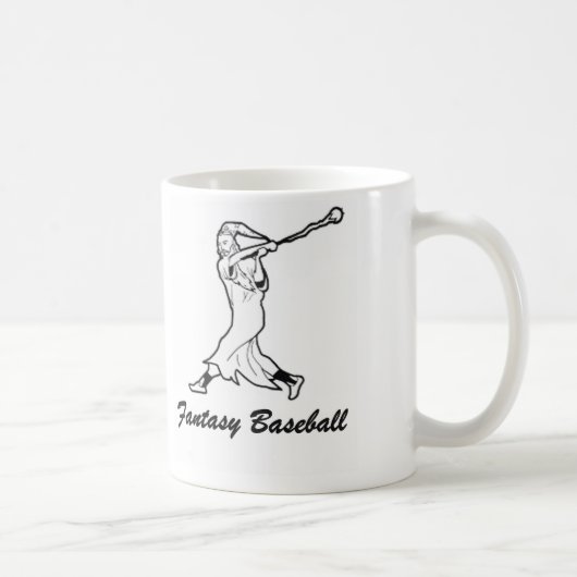 Fantasie-Baseball-Zauberer Kaffeetasse (Rechts)