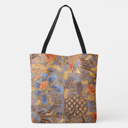 Fantasie-Batik Tasche (Rückseite)
