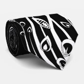 Fantasie-Blume Krawatte (Gerollt)