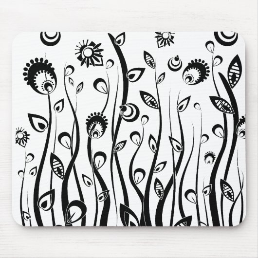 Fantasie-Blume Mousepad (Vorne)