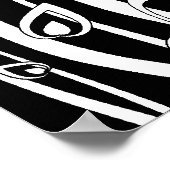 Fantasie-Blume Poster (Ecke)