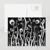 Fantasie-Blume Postkarte (Vorne/Hinten)