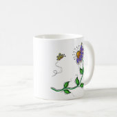 Fantasie-Blumen-Tasse Kaffeetasse (VorderseiteRechts)