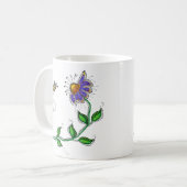 Fantasie-Blumen-Tasse Kaffeetasse (Vorderseite Links)