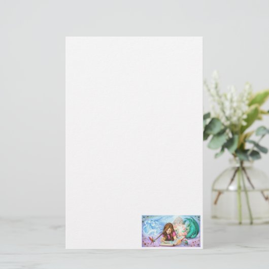 Fantasie Briefpapier (Stehend Vorderseite)
