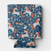 Fantasie der Menschen: Einhörner, Kaninchen, Vögel Dosenkühler (Rückseite)