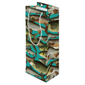 Fantasie des Fisherman Geschenktüte Für Weinflaschen (Rückseite Schrägansicht)
