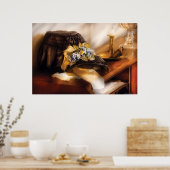 Fantasie - Die Witwe-Bonette Poster (Küche)