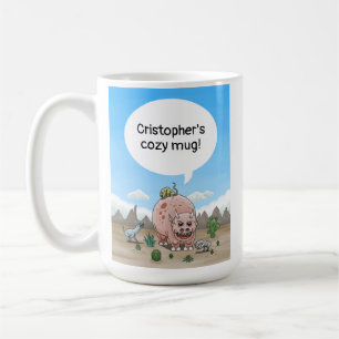 Fantasie-Dinosaurier Kaffeetasse
