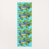 Fantasie-Drache-Art Yogamatte (Rückseite)
