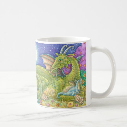 Fantasie Drache der nächsten Generation rechte Tas Kaffeetasse (Rechts)