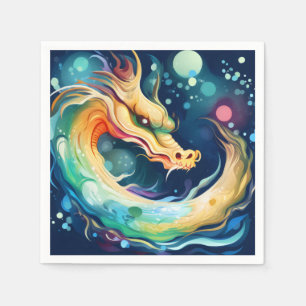 Fantasie-Drache-Traum-Tier 7 Serviette