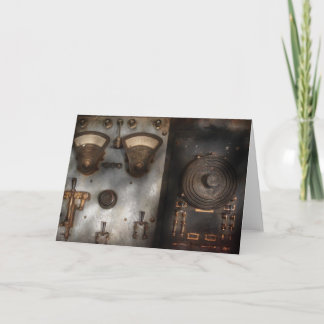 Fantasie - Eine Hommage an Steampunk Feiertagskarte