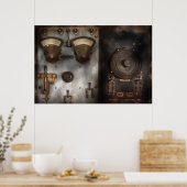 Fantasie - Eine Hommage an Steampunk Poster (Küche)