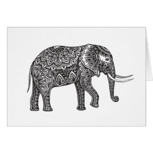 Fantasie-Elefant-Gekritzel