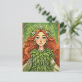 Fantasie, Fairy, Elf, Mavka, Märchen Postkarte (Stehend Vorderseite)