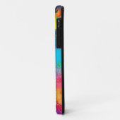 Fantasie-Farb-Hintergrund abstraktes Muster Case-Mate iPhone Hülle (Hinten/Links)