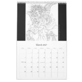 Fantasie-Farbton-Kalender Kalender (Mär 2027)