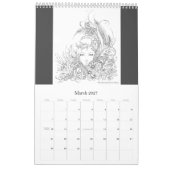 Fantasie-Farbton-Kalender Kalender (Mär 2027)